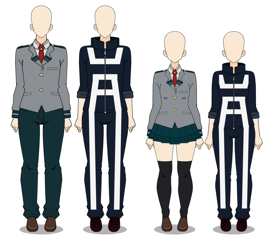 BNHA Uniform Exports by IIblue-senpai on DeviantArt.