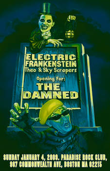 The Damned Gig Poster