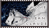 I Love Jean Claude - Stamp by Krysie