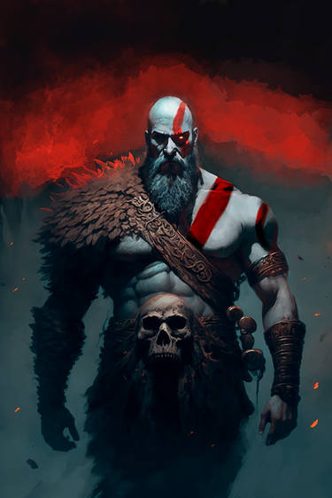 Thor (God of War Ragnarök Fan Art) by Kaio_Amaral