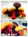 Potato Made - Crochet Mushrooms by AngryPotato