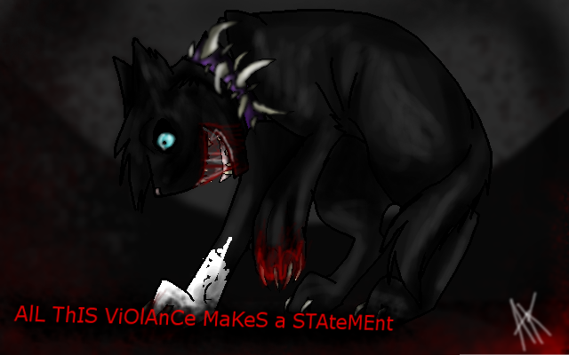 scourge's violant statement