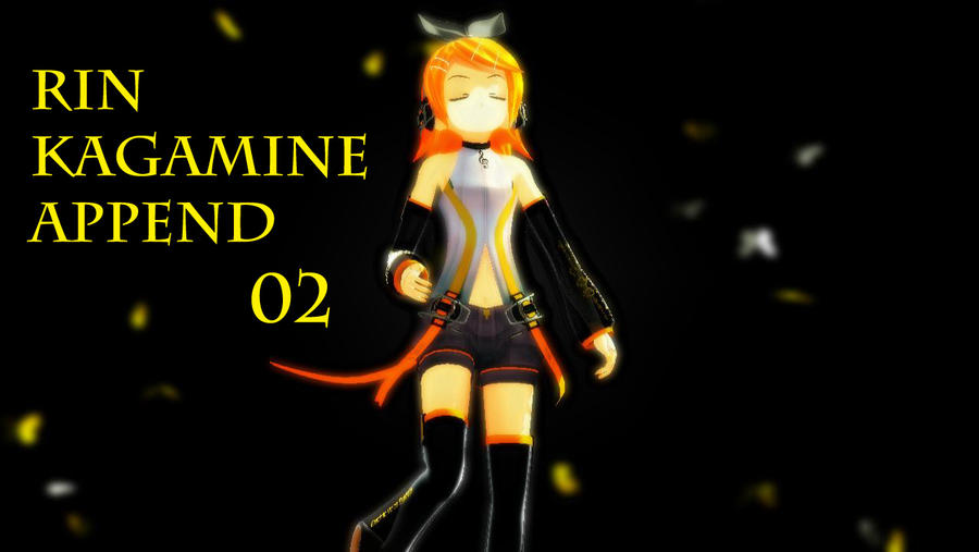 MMD Rin Kagamine Append by TechnologicalCat on DeviantArt