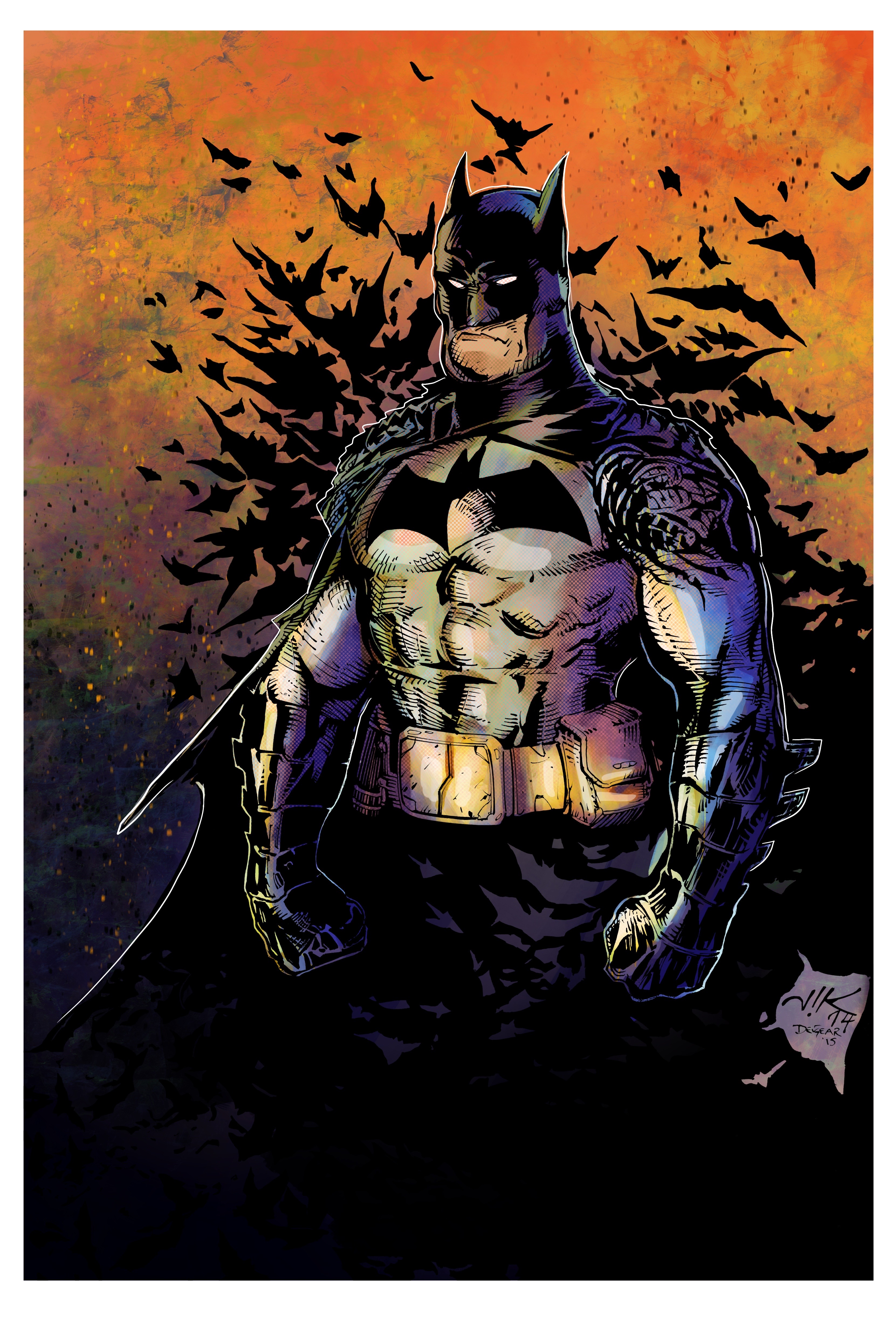 Batman Reverse Colors Batman Colors by dbaldwin0009 on DeviantArt