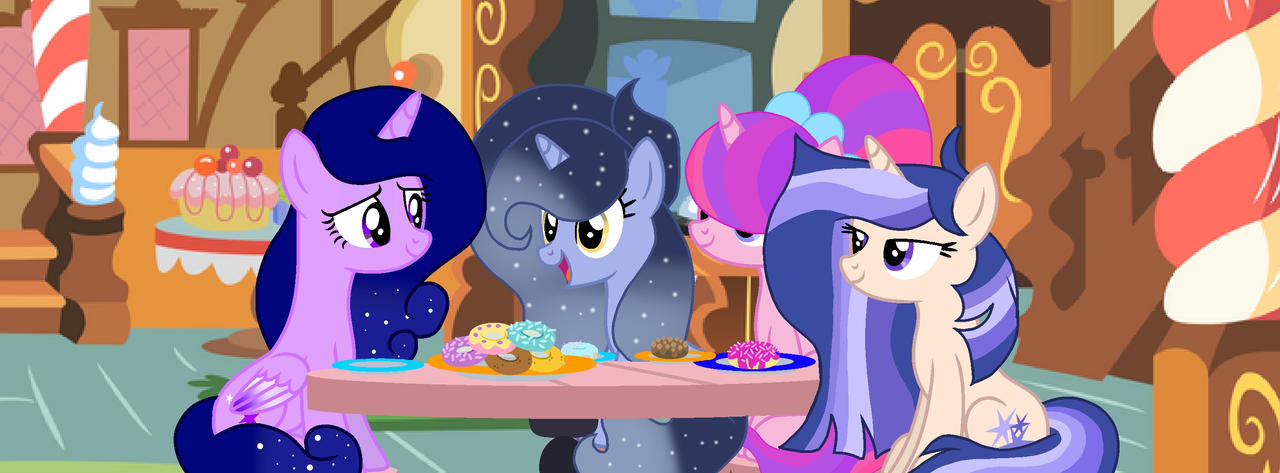 Mlp Eat MLP Eating Donuts by CaryahSparkleYT on DeviantArt