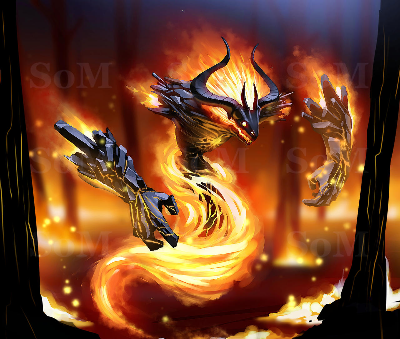 Simple Ifrit Ifrit by Sharguss on DeviantArt