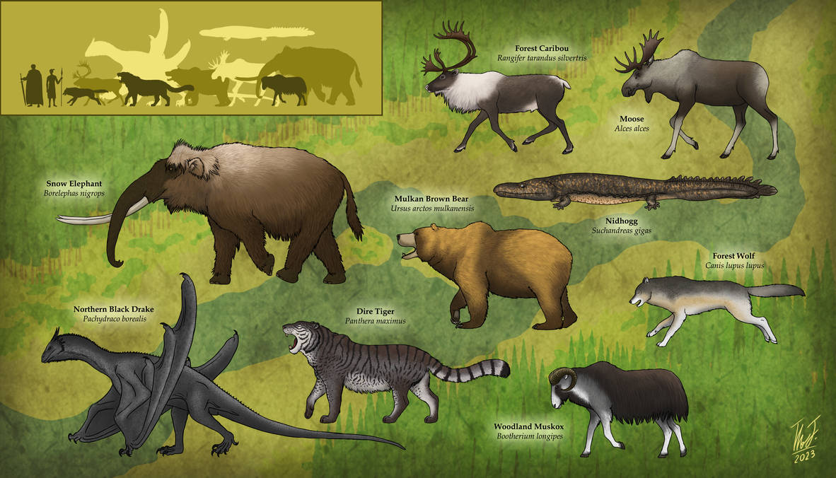 The Fauna of Wild North: Mulkan Basin by TheJuras on DeviantArt