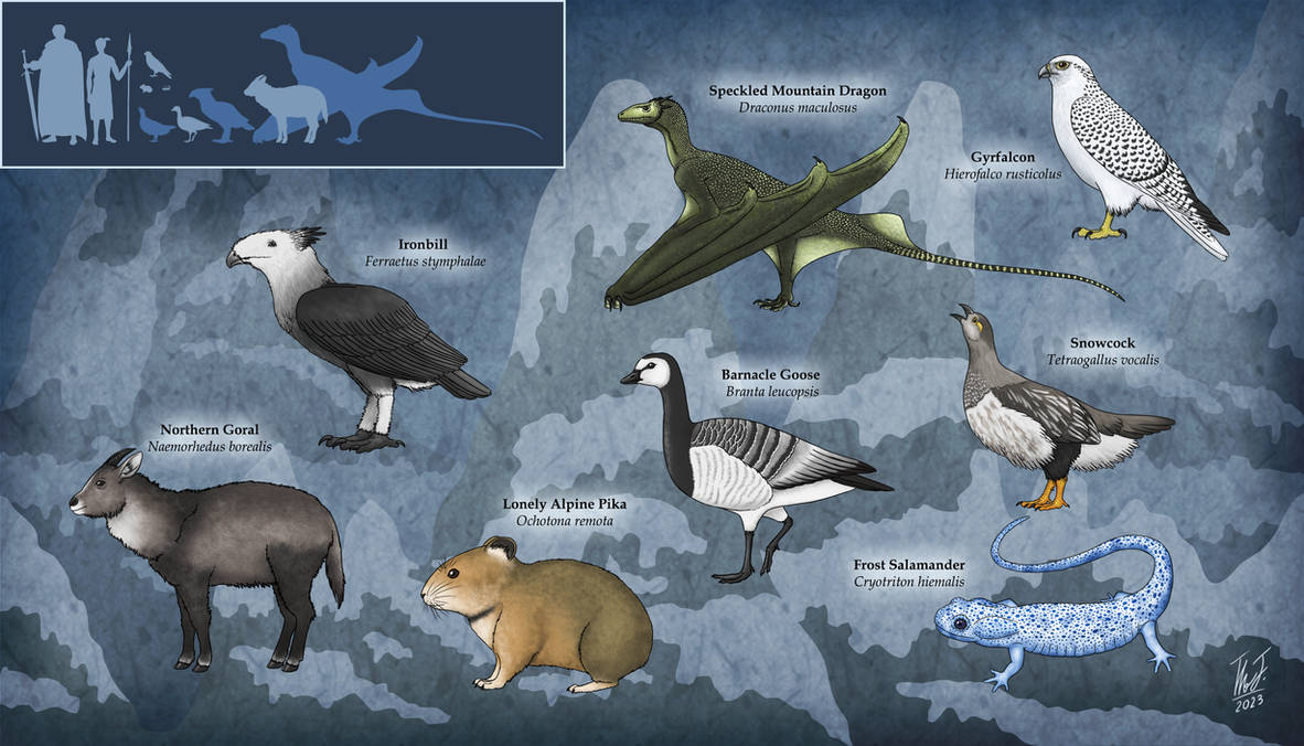 The Fauna of Wild North: Lonely Alpine by TheJuras on DeviantArt