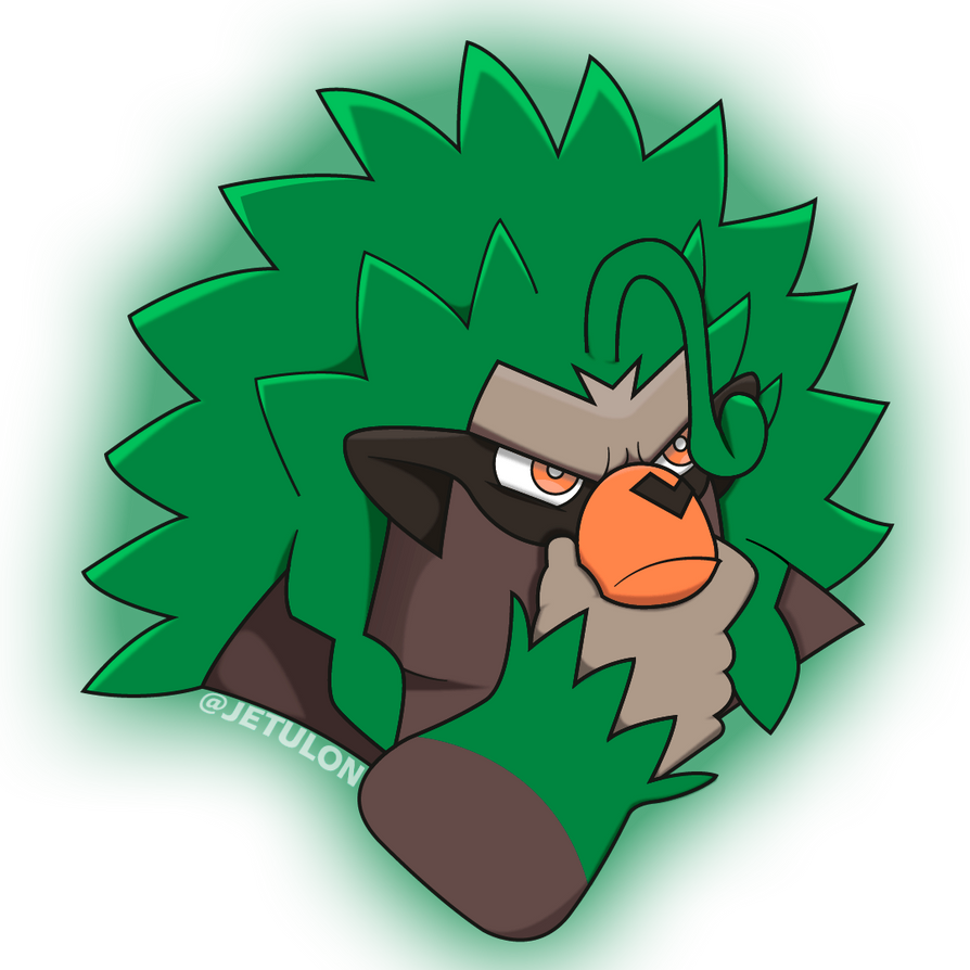 Thinking... (Rillaboom) by Jetulon on DeviantArt