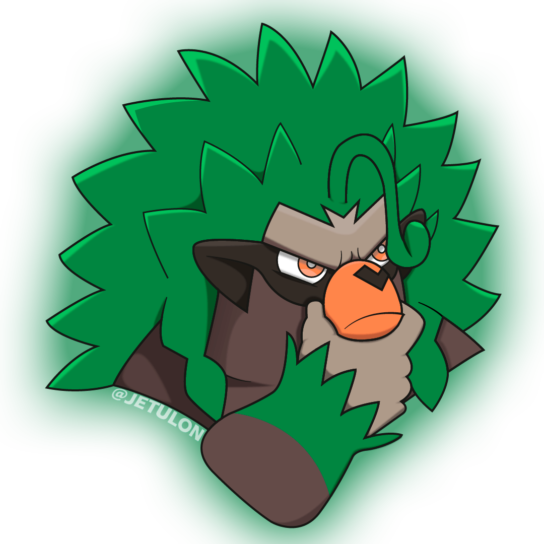 Pokemon Rillaboom Deviantart Thinking... (Rillaboom) by Jetulon on DeviantArt