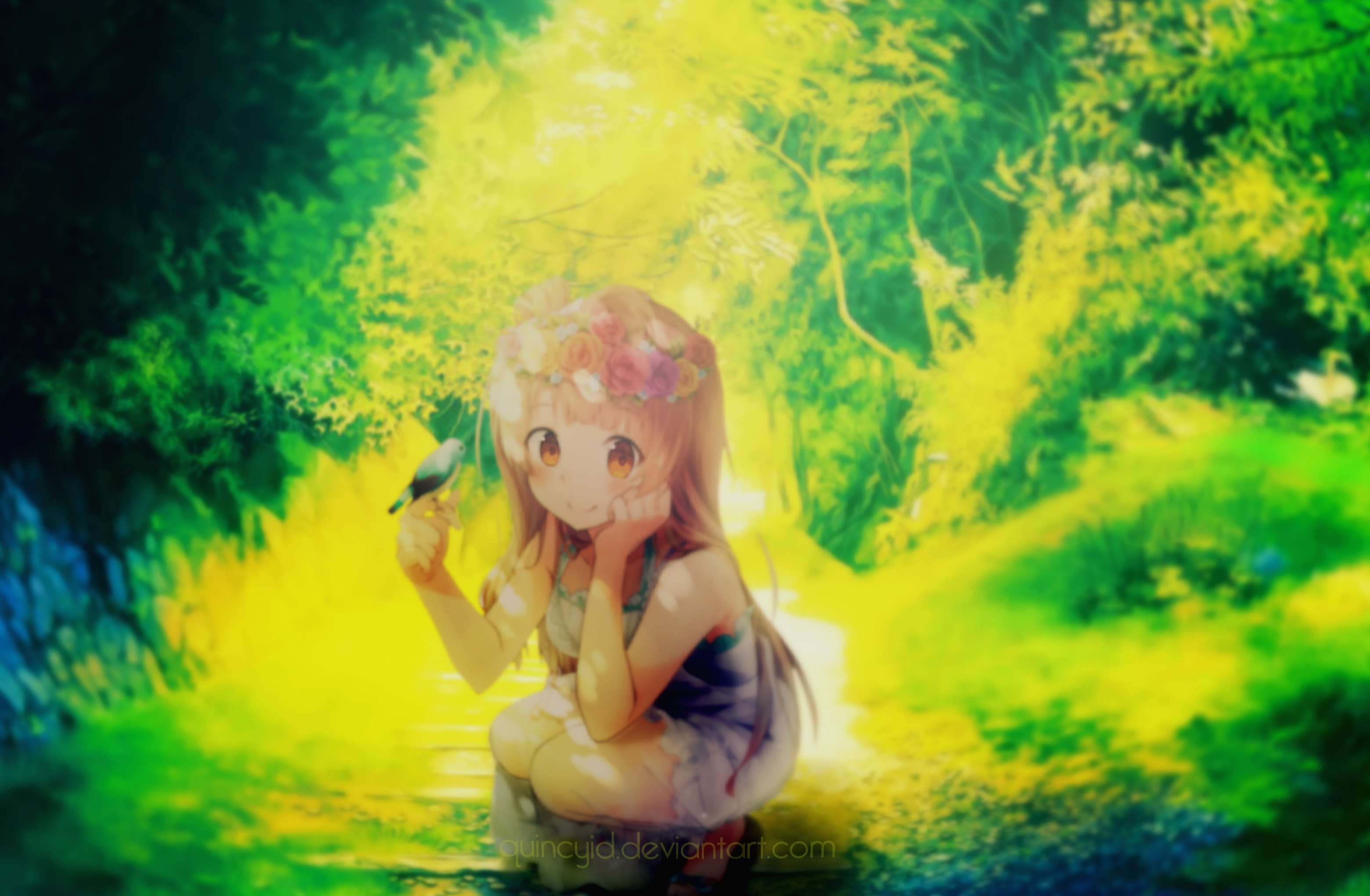 Natural Beautiful Girl - Anime Wallpaper by QuincyID on DeviantArt
