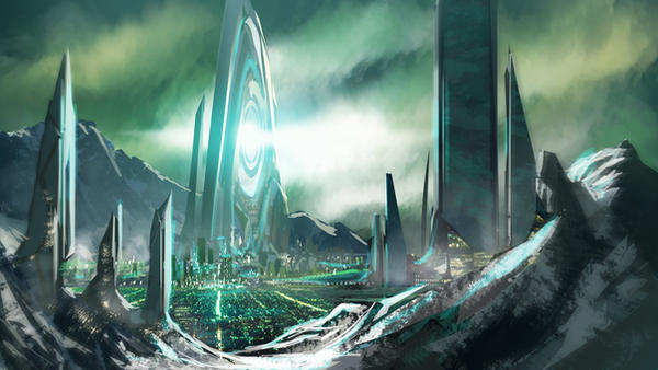 Alien City by rashomike on DeviantArt