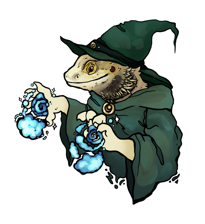 Lizard Wizard Draw Lizard Wizard by kukriart on DeviantArt