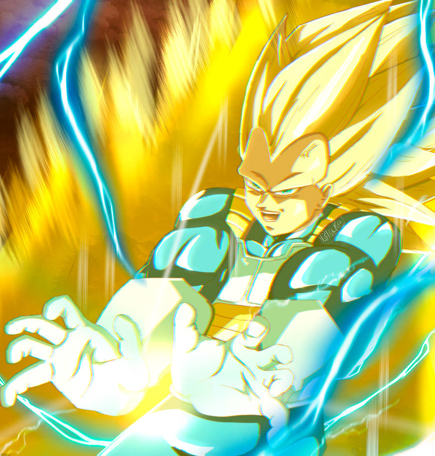 Super Saiyan 3 Vegeta - Final Flash by Blaker115 on DeviantArt