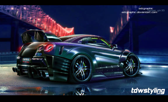 Edc Graphic-Nissan GTR R35 Pearlescent