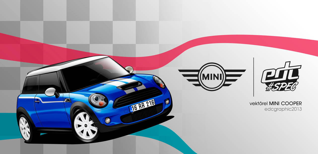 Mini Cooper Vector Draw by edcgraphic on DeviantArt