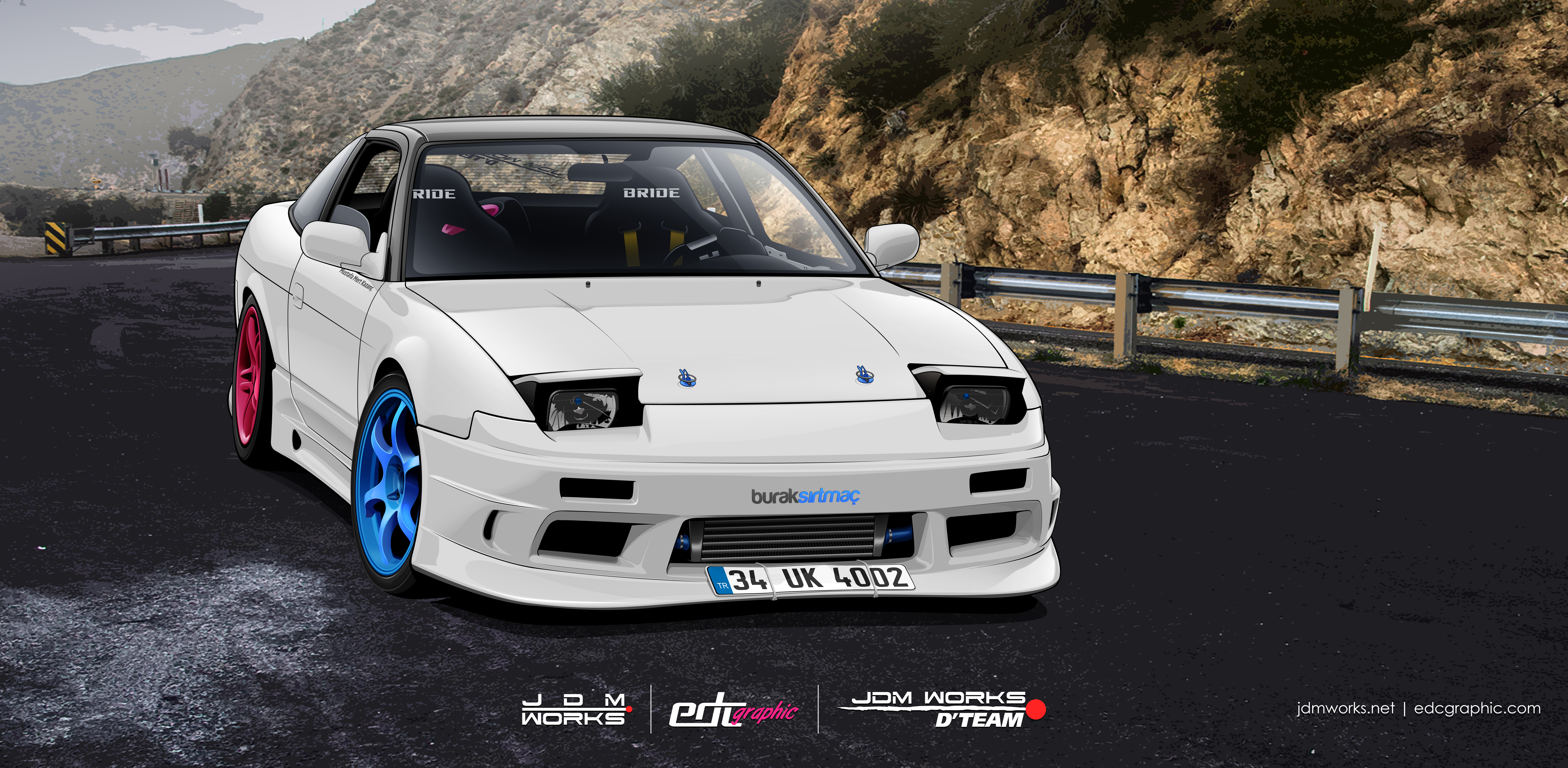 Nissan 200sx s13 vector spec-edcgraphic