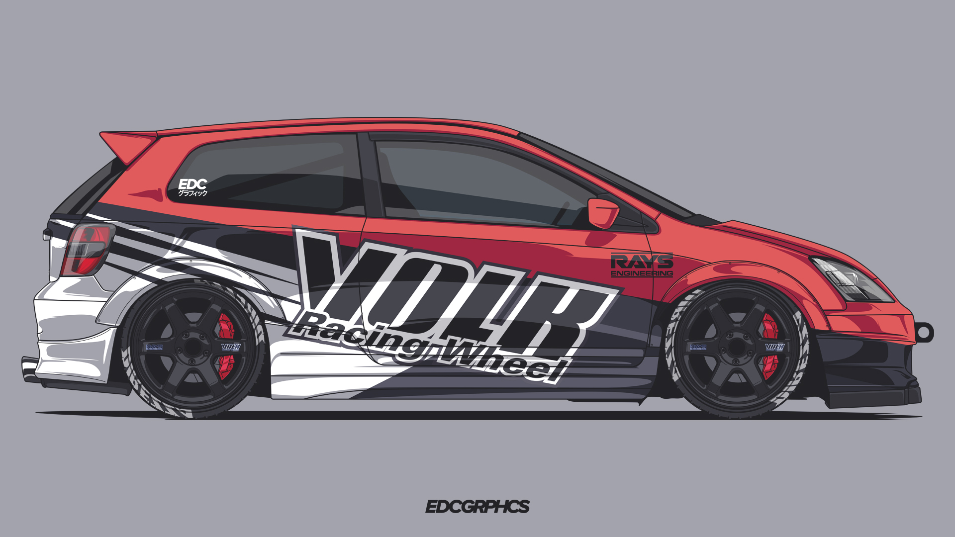 Honda Civic Type-R Ep3 #EDCGRPHCS by edcgraphic on DeviantArt