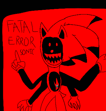 Fatal errror sonic by Charles-Axel on DeviantArt
