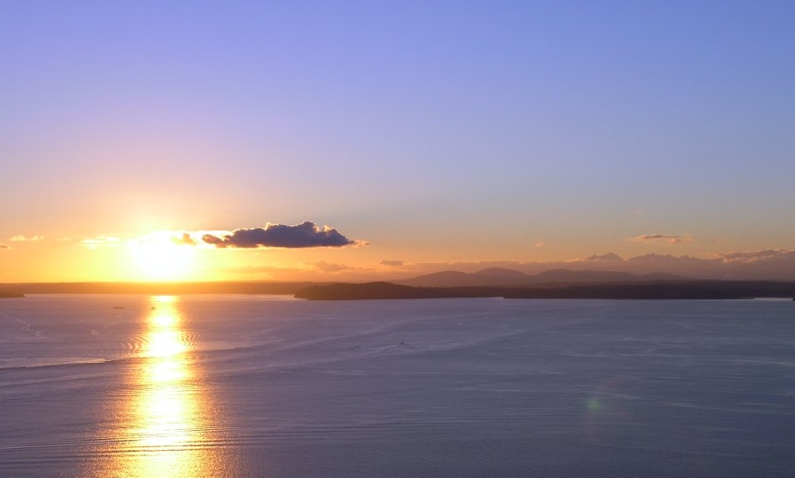 Sunset in Puget Sound