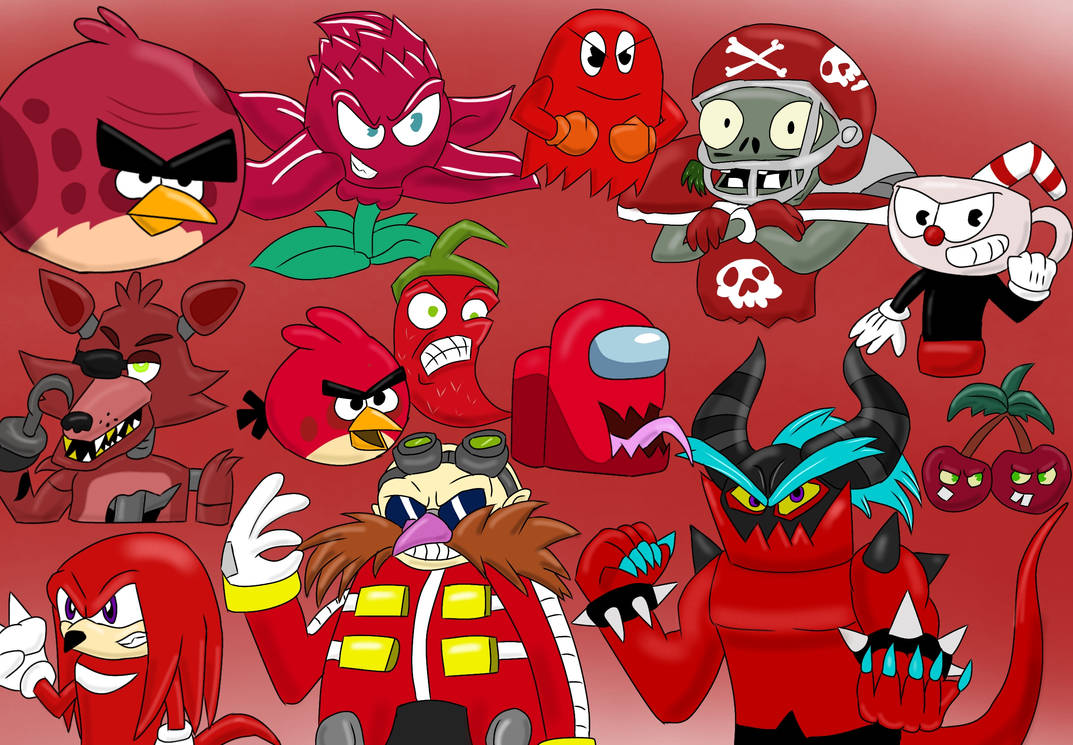 Red Target Character Red characters by Theredsus on DeviantArt
