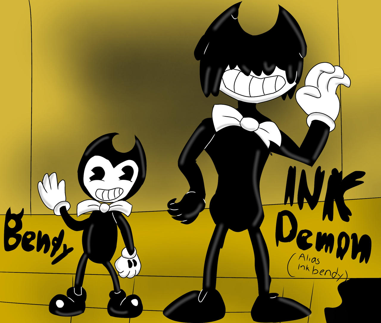 Inkbendy Bendy and the ink demon fanart by Theredsus on DeviantArt