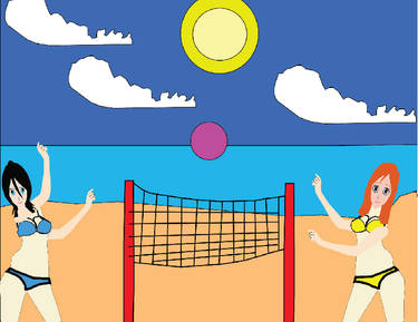 Beach Volleyball Fun