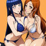 Hinata Hyuga and Orihime Inoue 2