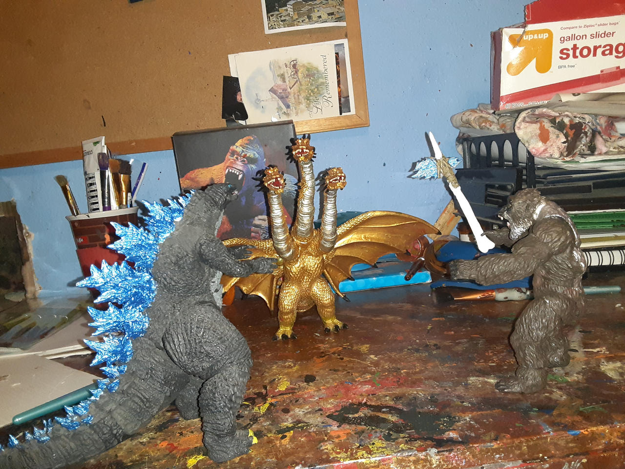 Godzilla And Kong Vs Ghidorah 2 By Godzillaninja2019 On Deviantart Godzilla And Kong Vs Ghidorah 2 By Godzillaninja2019 On Deviantart