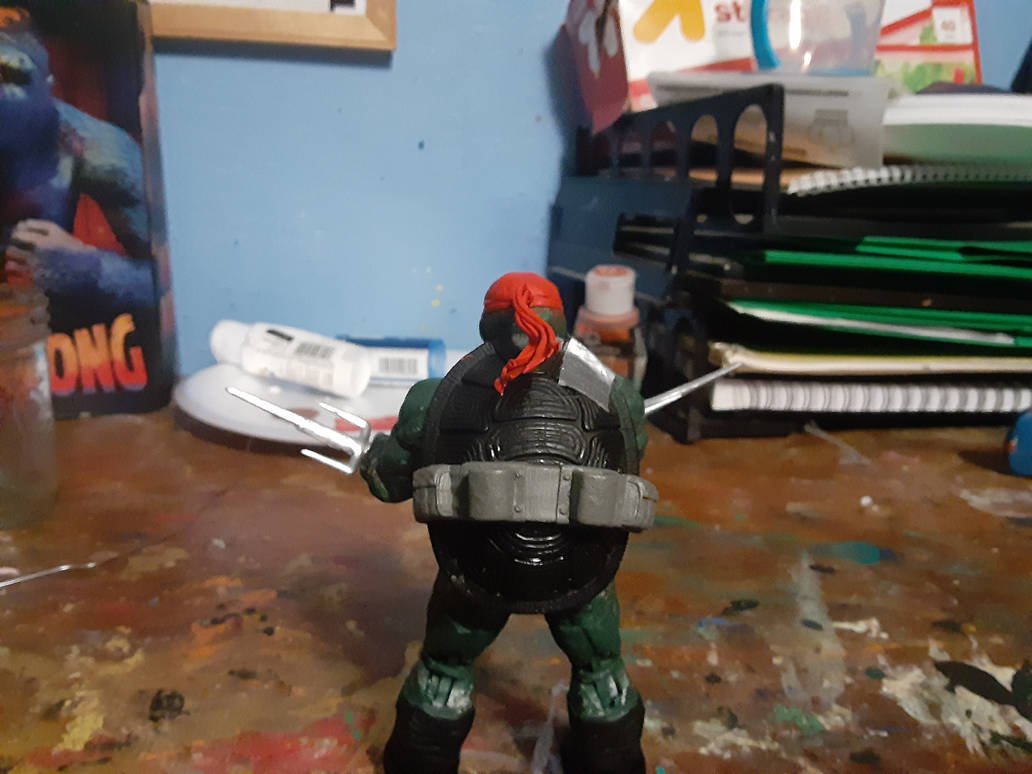 Tmnt Custom Figure Raphael Custom tmnt Raphael. 7 by Godzillaninja2019 on DeviantArt