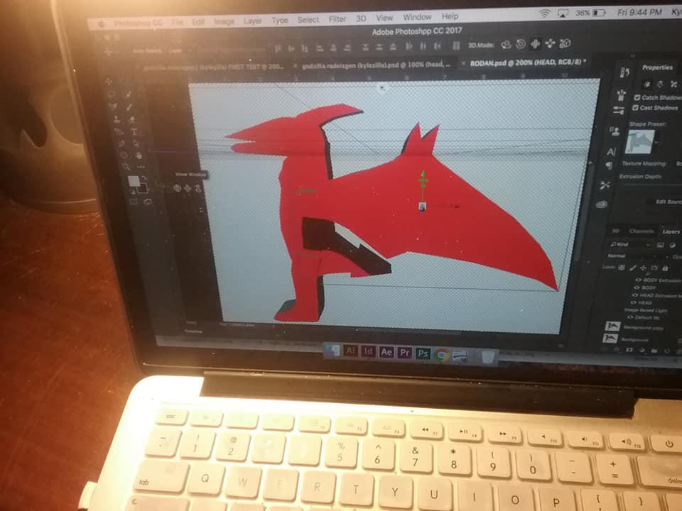 Old 3d Model Rodan 2.jpg by Godzillaninja2019 on DeviantArt
