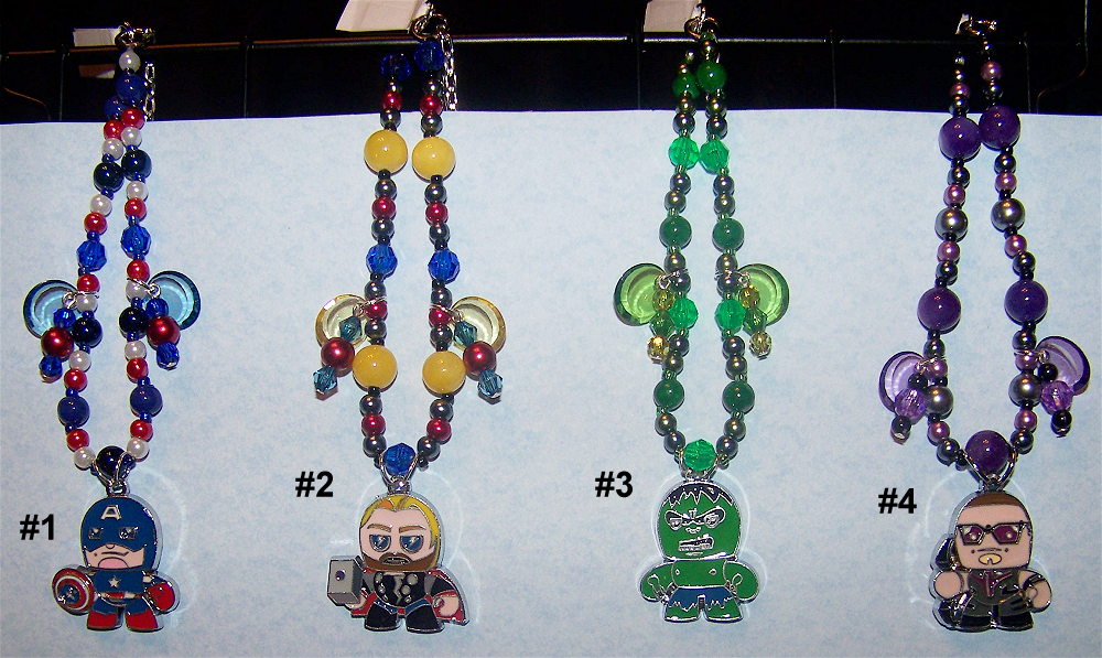 Avengers Beaded Charm Bracelets