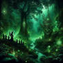 dark green jungle