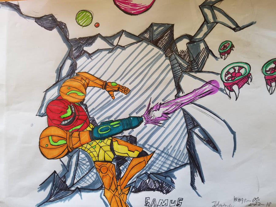 samus by teddrawsthings on DeviantArt