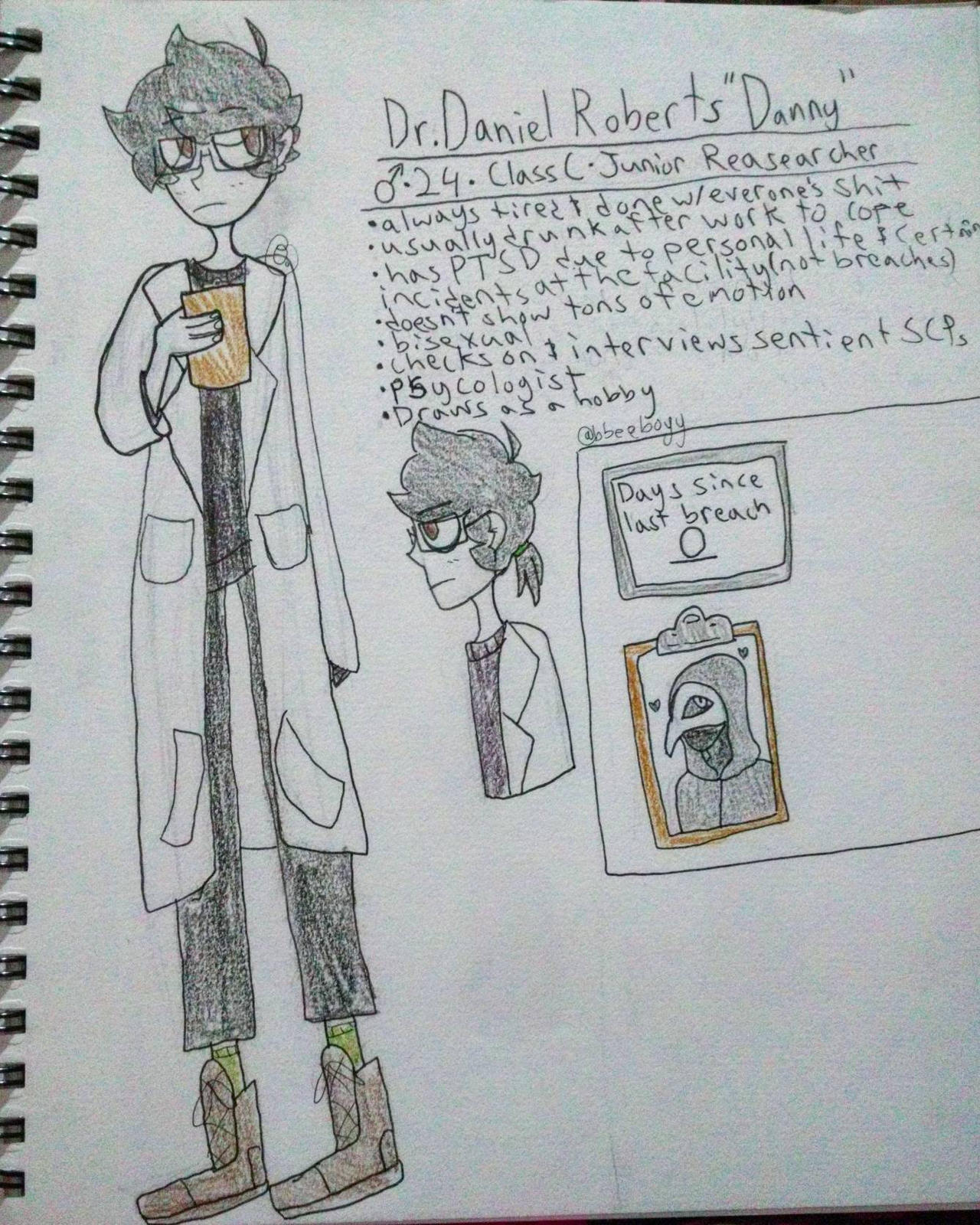 (SCP) Dr. Roberts by bbeeboyy on DeviantArt