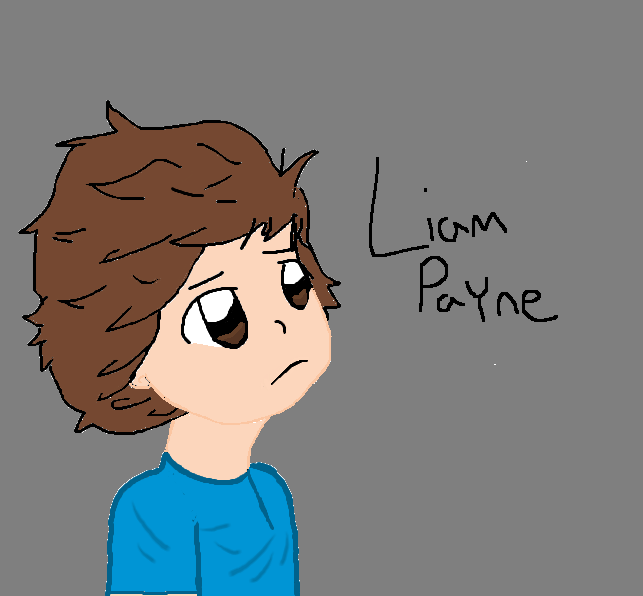 Liam Payne Drawn On Paint