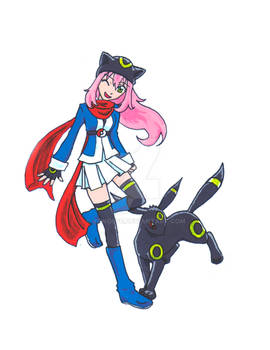 Pink Girl with Pokemon