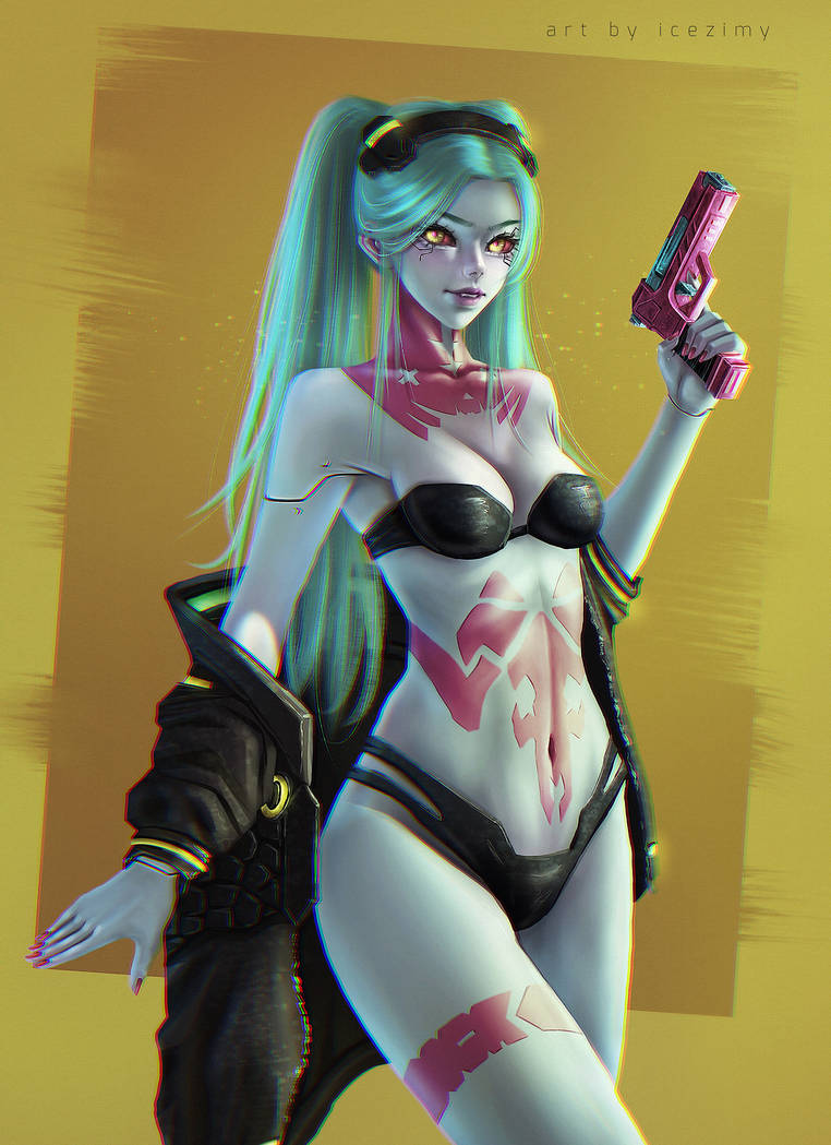 ArtStation - Rebecca in 2023  Cyberpunk anime, Cyberpunk
