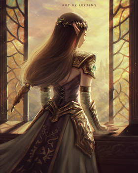 Princess Zelda - Window - Twilight Princess Fanart