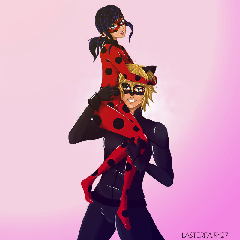 Ladybug and Chat Noir by majuandrad on DeviantArt