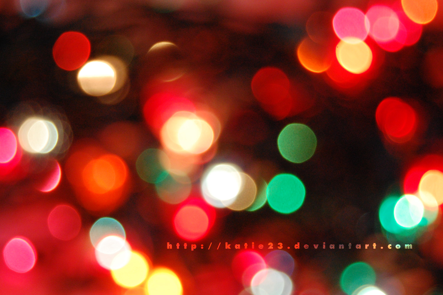 christmas light bokeh