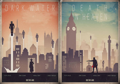 Doctor Who - Season 8 Finale Diptych Poster Set
