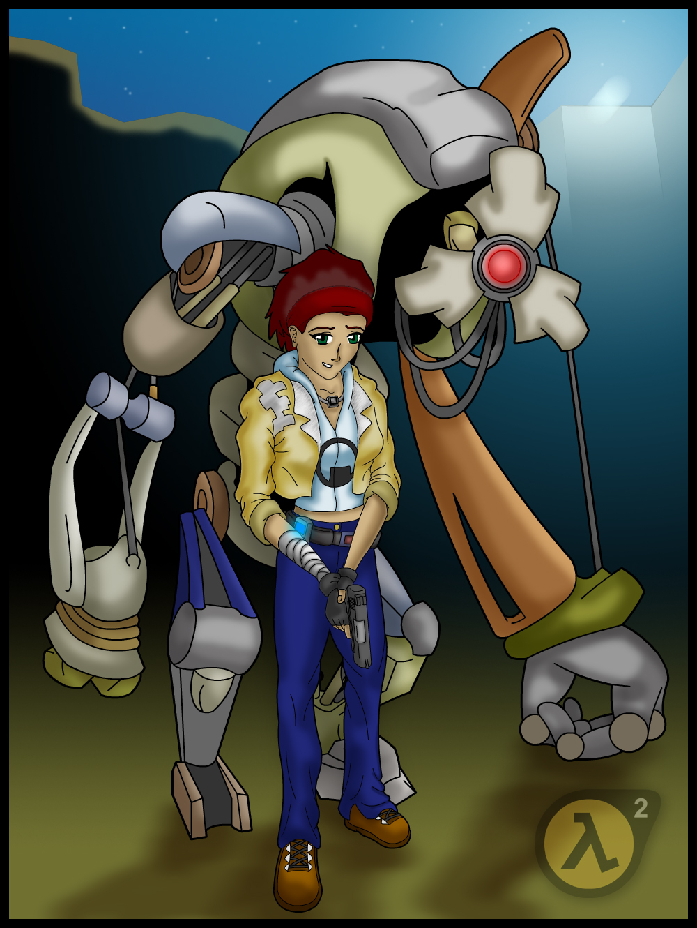 Half-Life 2 Alyx and Dr. Kleiner by edwardzou on DeviantArt