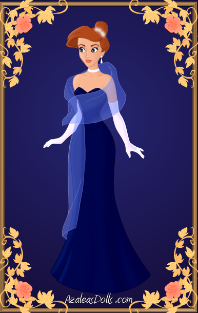 anastasia romanov blue dress ArtStation