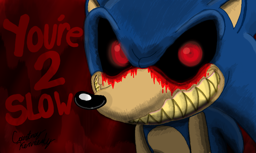 Sonic.exe redone sonic picture to Ex's version by EXandSuiHollo on  DeviantArt