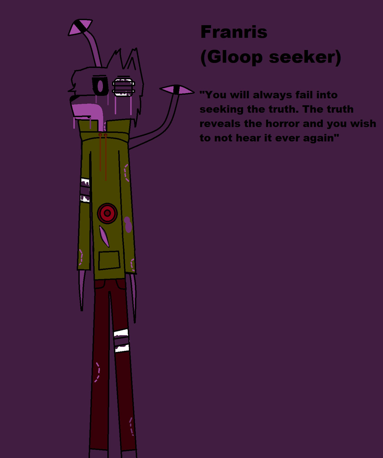 Gloopud Franris glooped up by NightfallMayhood on DeviantArt