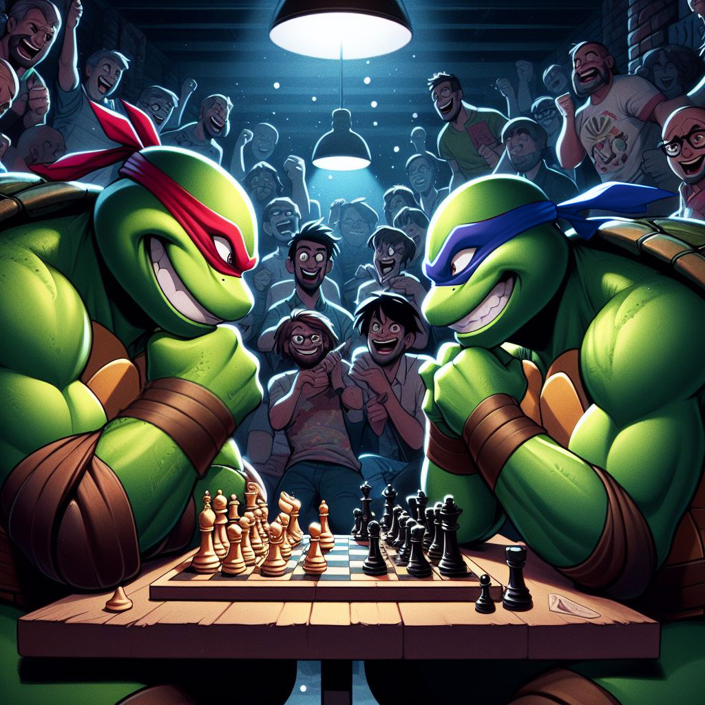Teenage Mutant Ninja Chess Grandmaster Turtles by bbbeto on DeviantArt