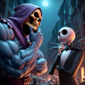 Skeletor and Jack Skellington