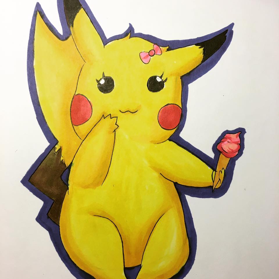 Cute Pikachu Drawing By Sniffy On Deviantart Cute Pikachu Drawing By Sniffy On Deviantart