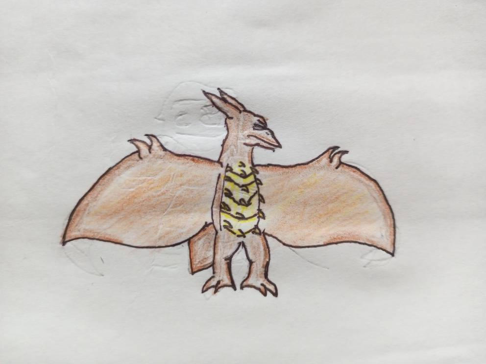 Rodan Drawimg My early drawing of Showa 1956 Rodan by SteveGamingOne on DeviantArt